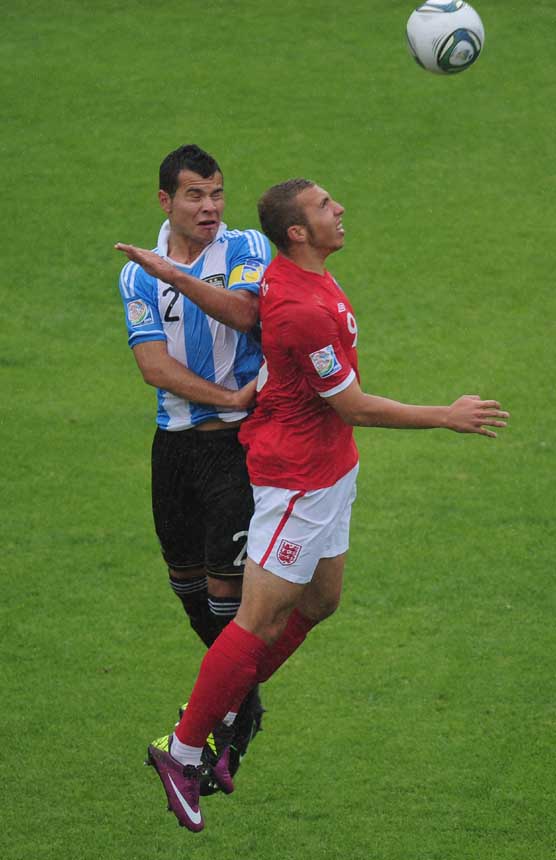 Hallam Hope competes against Argentina.